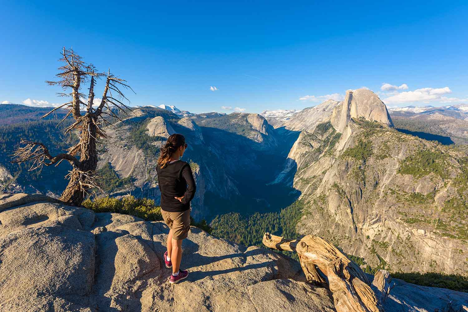 Glacier Point with View to Yosemite Valley and Half Dome